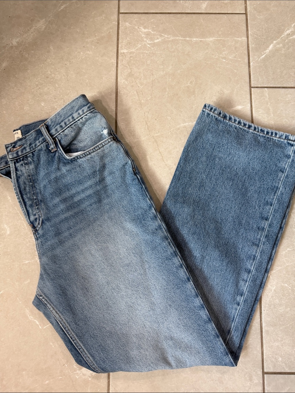 We The Free Women’s Light Blue Straight Jeans